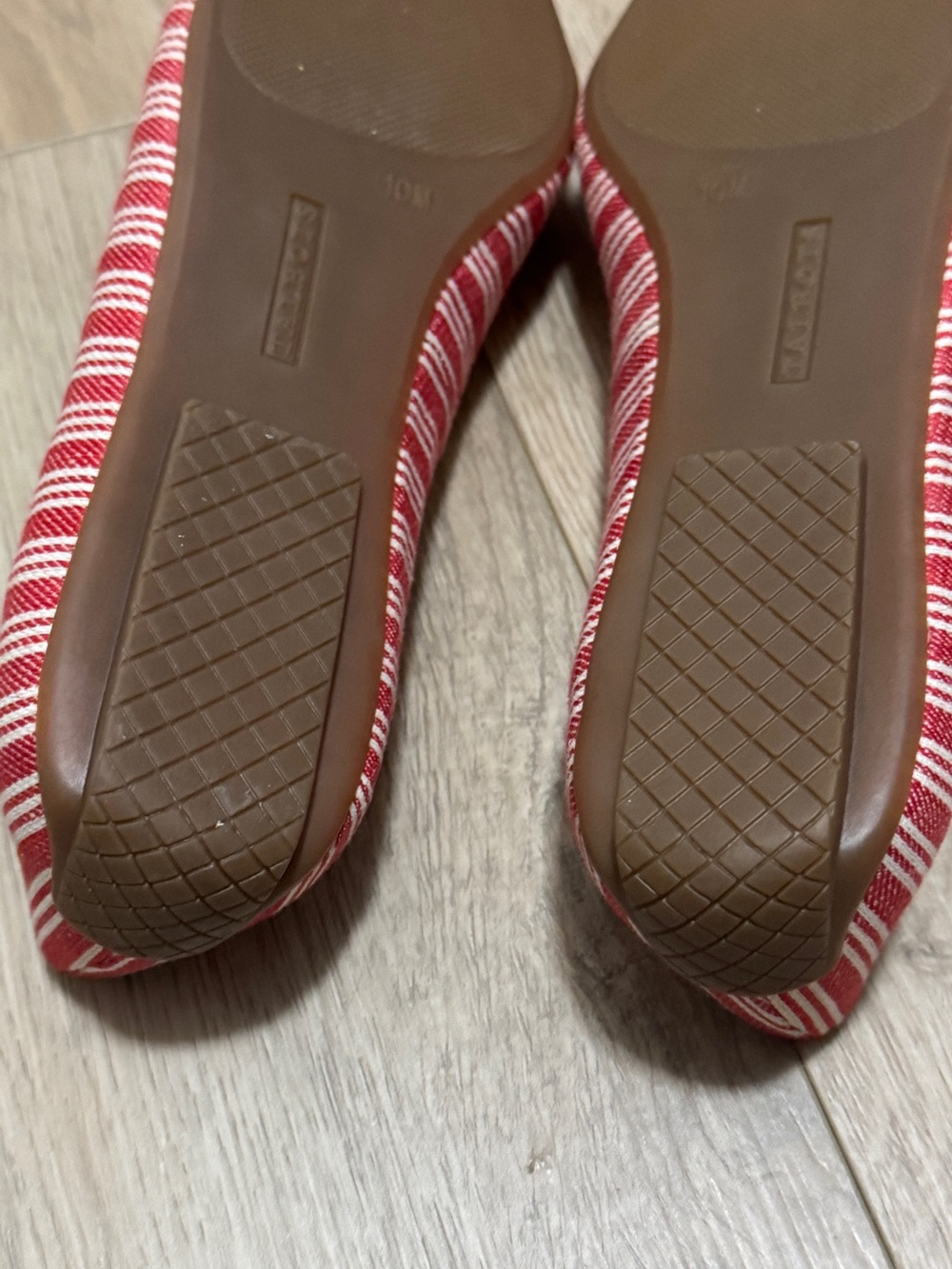 Talbots Francesca Driving Stripe Women's Moccasins Sz. 10M - Picture 7 of 8